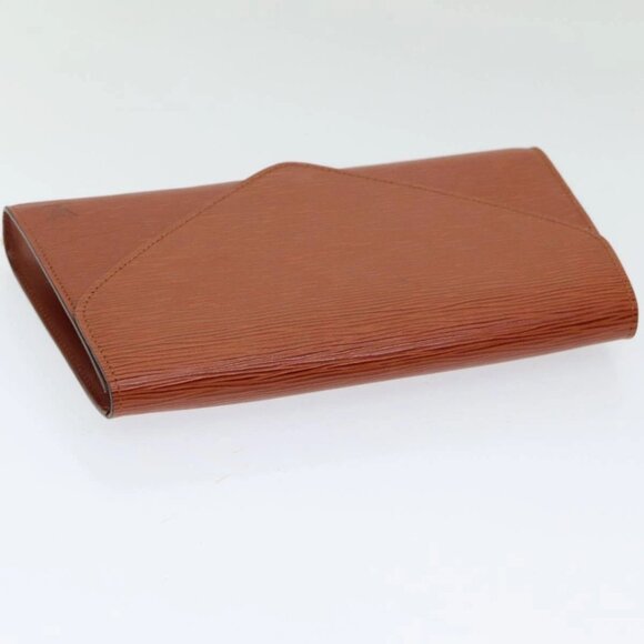 LOUIS VUITTON Epi Art Deco Clutch Bag Brown - Picture 6 of 15